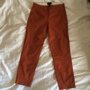 J Crew Martie pant in burnt orange size 0